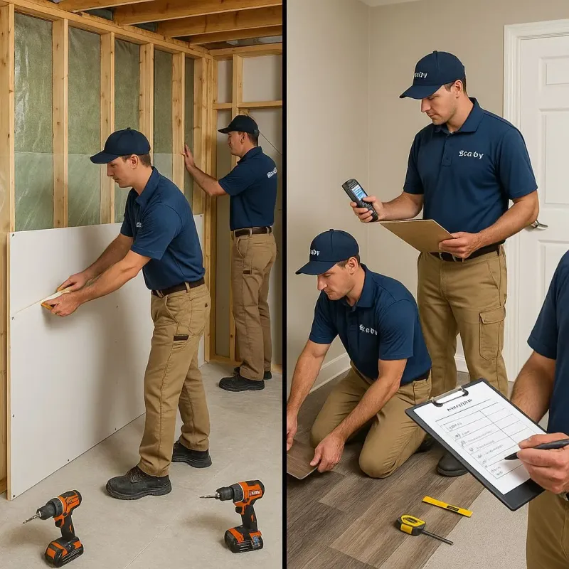 Repairs and Reconstruction process in Inwood, WV